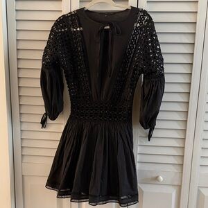 Endless Rose Black Long Sleeve Dress